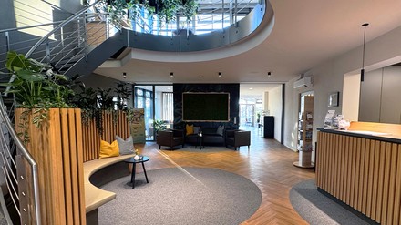 Neu gestaltet wurde auch der Lobby-Bereich des Hotels.