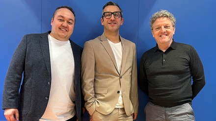 V. l. n. r.: Hakan Ardic, Vice President Hospitality Wirelane GmbH; Thomas Hagemann, Chief Operating Officer Meininger Hotels, Europa; Tolga Akan, Director Facility Management & Procurement Meininger Hotels
