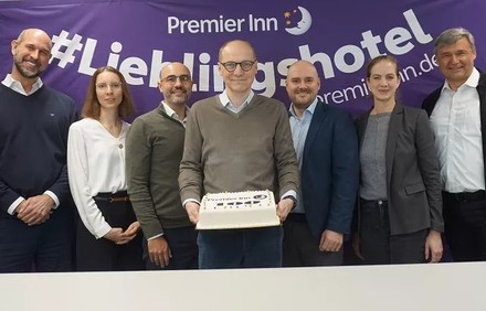 Premier Inn mit 100. Hotelprojekt