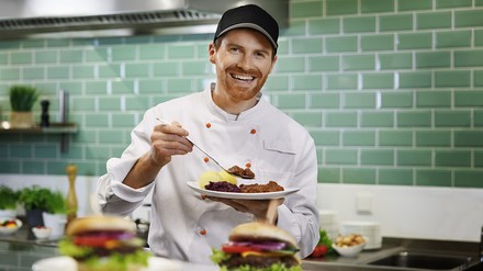 Mitarbeiter in einem Globus-Restaurant