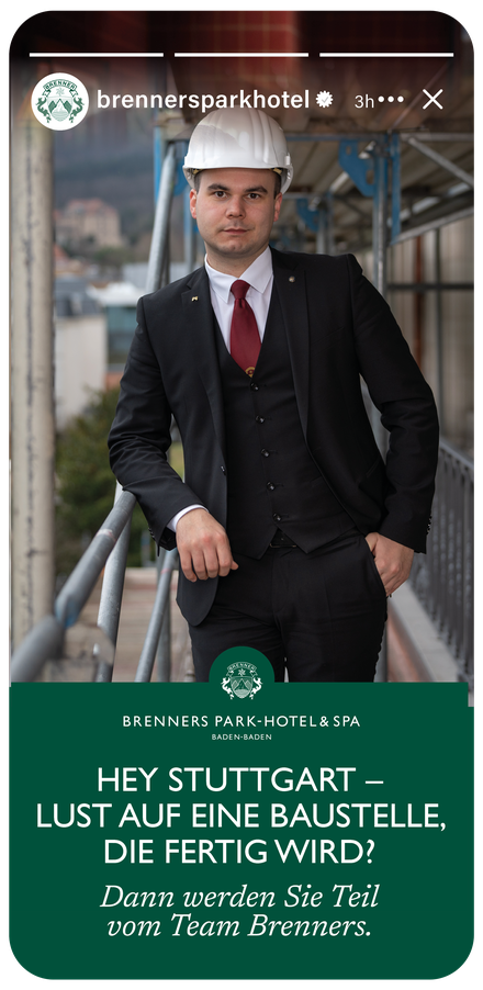 Recruitement-Kampagne von Brenners Park-Hotel & Spa