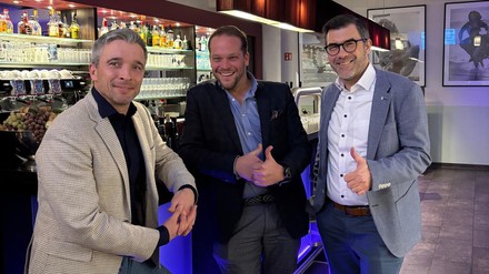 Mark Muijrers, Andreas Neininger und Gordon Kleebaum