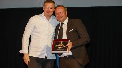 Hubert Wallner und Andreas Döllerer bei der Preisübergabe