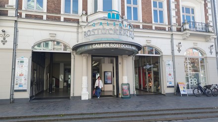 Eingang der Galerie Rostocker Hof