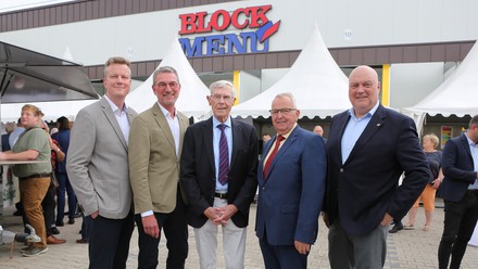 Klaus Flaskamp, Karl-Heinz Krämer, Eugen Block, Dr. Till Backhaus und Michael Postinett