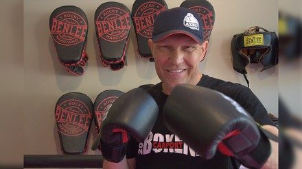 Porträt von Axel Schulz, Boxlegende