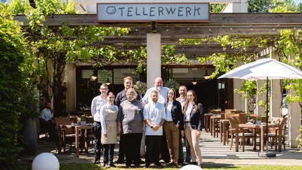 Stefan Tischer und das Küchenteam des Tellerwerks