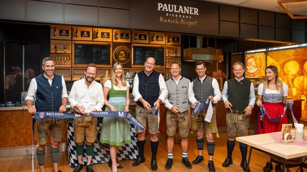 Eröffnung Paulaner Bierhaus am Flughafen München