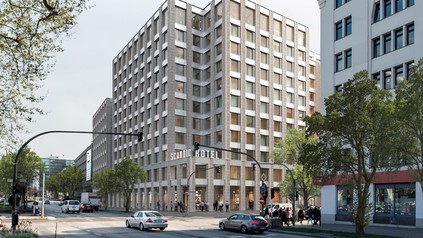 Visualisierung des Scandic Hotel am Berliner Tor in Hamburg