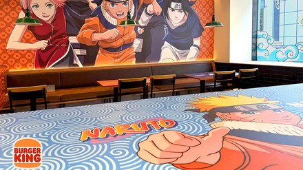 Burger King Restaurant im Naruto Design