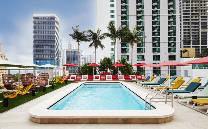 Pool des citizenM Miami Worldcenter