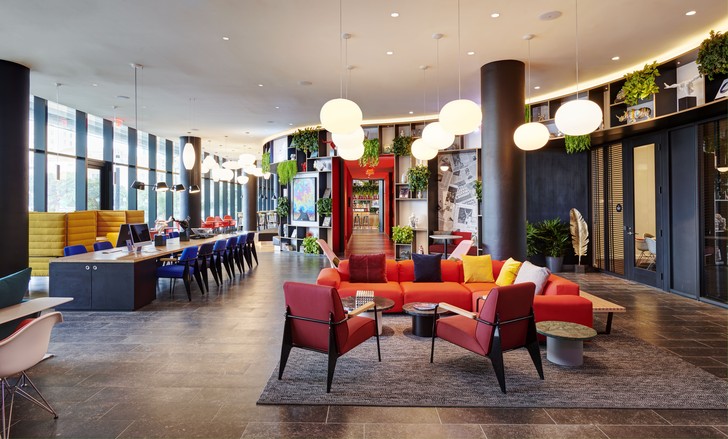 Lobby des citizenM Miami Worldcenter
