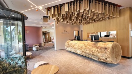 Lobby Hotel Mountain Views