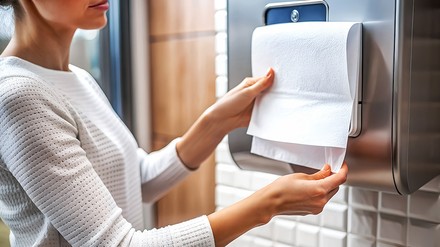 handtuchspender im Hotel