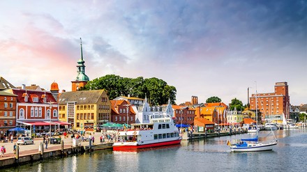 Blick auf Kappeln an der Schlei