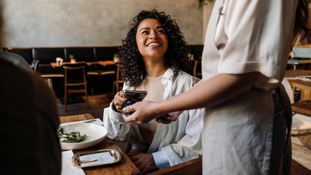 Zahlen mit Kartenterminal