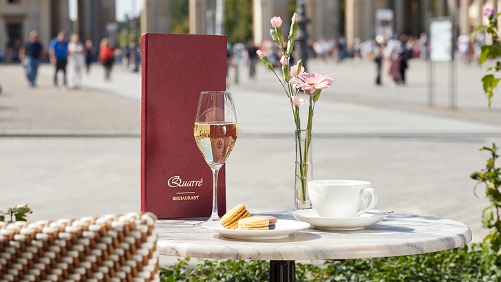 Detail-Aufnahme der Brasserie Quarré