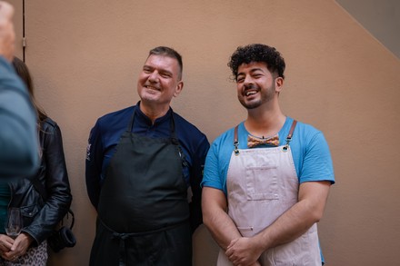 Küchenchef Tilo Roth & Gastgeber Serhat Aktas
