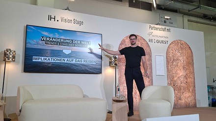 Jakob Ledermann auf der Vision Stage