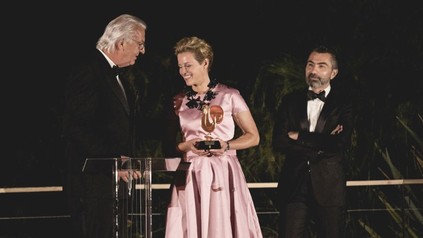 Birgit Reitbauer bei der Preisübergabe