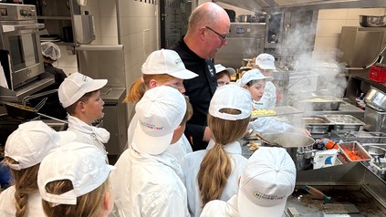 Mini-Köche Gruppe Mosel beim ersten Treffen