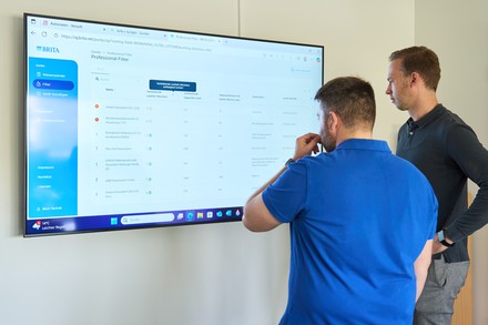 Überwachung durch den Filterkopf Brita Purity C iQ