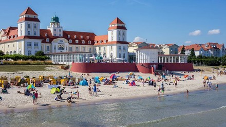 Strand am Kurhaus von Binz