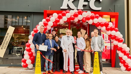 Eröffnung des KFC in Frankfurt
