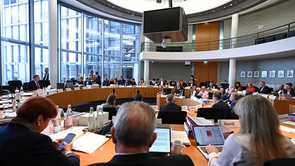Sitzung des Haushaltsausschusses zum Bundeshaushalt 2026