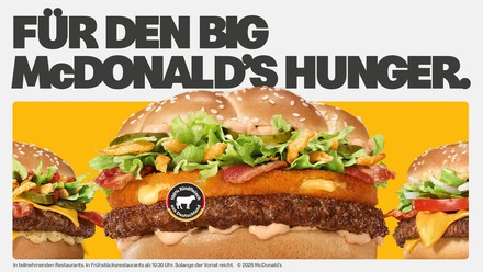 „Für den Big McDonald’s Hunger“