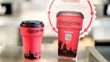 Zwei Becher Hannoccino