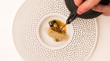 Speise im Restaurant Fukagawa