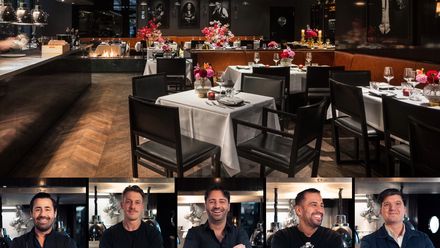 Dennis Uçak (Como Berlin), Jonathan Kartenberg (Irma la Douce), Genrich „Henry“ Agadschanjan (MANI Restaurant), Nawid Samawat (Chicago Williams BBQ) und Antonio di Santo (Zum Heiligen Teufel)