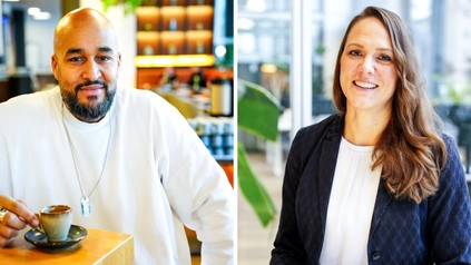 Philip Ibrahim und Conny Doß