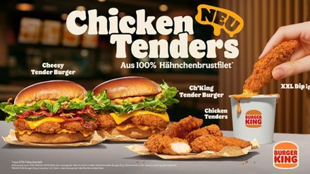 Chicken Tenders und XXL-Dips von Burger King