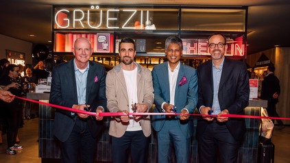 Eröffnung Moxy Zurich mit Neil Jones, Marco Meier, Satya Anand und Markus Binkert