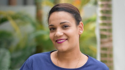 Porträt von Jennifer Radegonde, Spa Supervisorin im Lux* Grand Baie