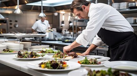 Koch im Restaurant