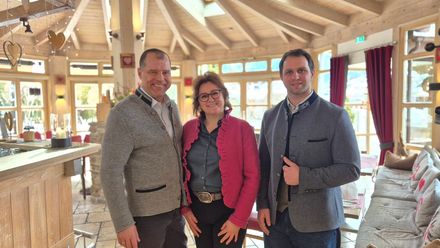 Frank Ehrhard, Sigrid Ehrhard und Florian Panholzer