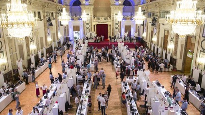 Panorama der Weinmesse VieVinum