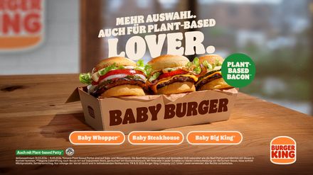 Plant-based Baby Burger von Burger King