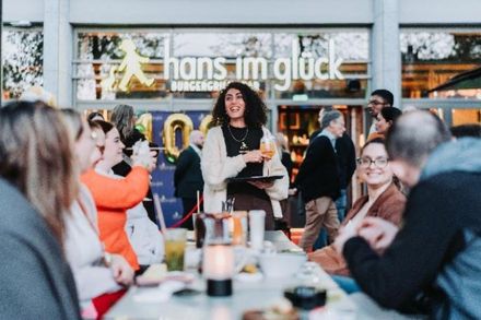 Eröffnung 100. Restaurant von Hans im Glück