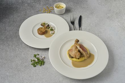 Gerichte von Lukas Baumgartner im Halbfinale von Koch des Jahres