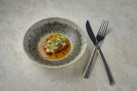 Gericht von Mustafa Mirzaei bei der Chefs Challenge Night im Rahmen des Halbfinales von Koch des Jahres