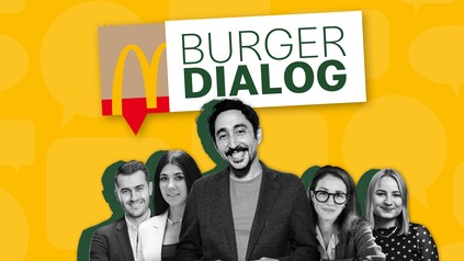 Burger Dialog von McDonald's Deutschland