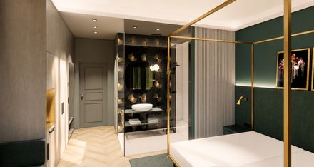 Zimmer im The Floris (Rendering)