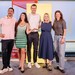 Vertreterinnen von Bündnis 90/Die Grünen, Junge Union, Jusos und Rapper Eko Fresh beim Burger Dialog in Berlin
