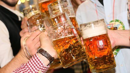 Bier auf dem Oktoberfest