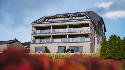 Außenansicht des stuub Schluchsee im Schwarzwald