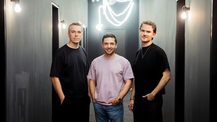 Die drei Alpami-Gründer Benedikt Walz, Julian Bauer und Maximilian Couch.